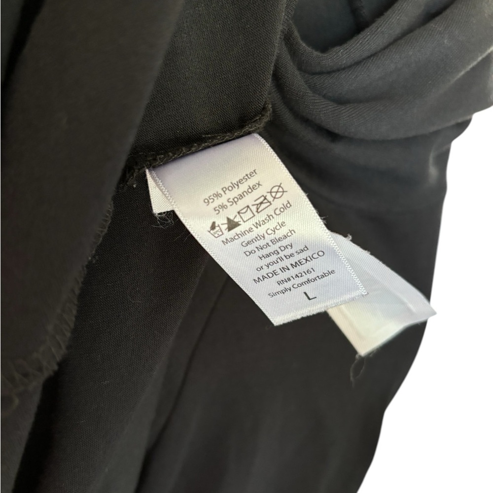 Lularoe “I’m Always Cold” Black Amber Lightweight Hoodie - Picture 4 of 5